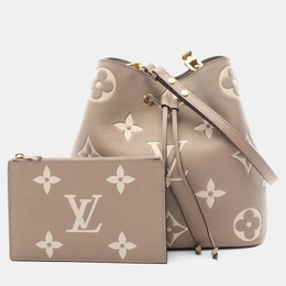 Louis Vuitton: Бежевая сумка 