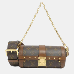 Louis Vuitton: Коричневая сумка  Papillon