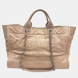 Chanel: Бежевая сумка 