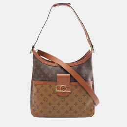 Louis Vuitton: Коричневая сумка 