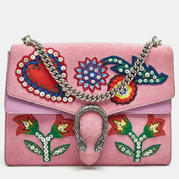 Gucci: Розовая сумка  Dionysus