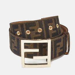 Fendi: Ремень  Zucca