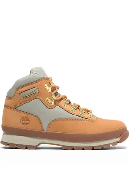 Timberland: Бежевые ботинки 