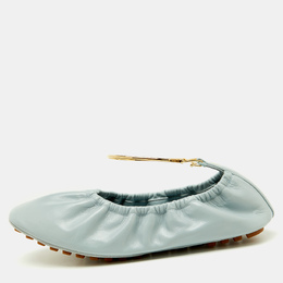Fendi: Светлые балетки  Blue