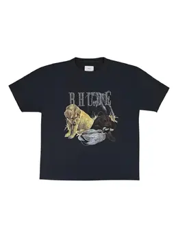 RHUDE: Чёрная футболка 