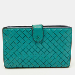 Bottega Veneta: Светлый кошелёк  Intrecciato