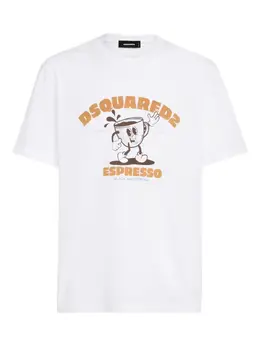 DSQUARED2: Белая футболка 