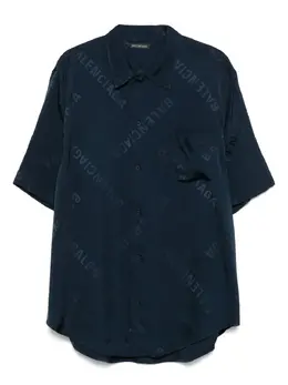 Balenciaga: Жаккардовая рубашка 
