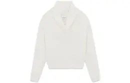 Saint Laurent: Белый свитер 