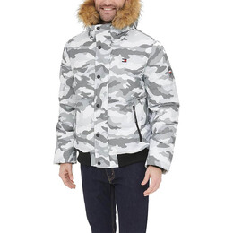 Tommy Hilfiger: Белый пуховик 