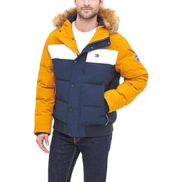 Tommy Hilfiger: Жёлтый пуховик 