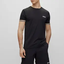 Hugo Boss: Чёрная футболка 