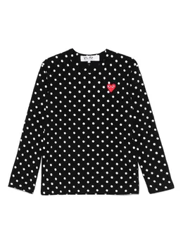 Comme Des Garçons Play: Хлопковая футболка 