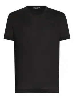 Dolce & Gabbana: Шёлковая футболка  T