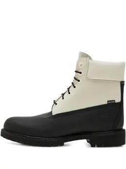 Timberland: Белые ботинки 