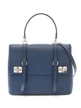 Prada Pre-Owned: Синяя сумка-шоппер 