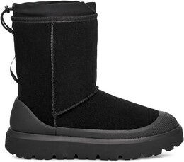 UGG: Чёрные сапоги  Classic Short