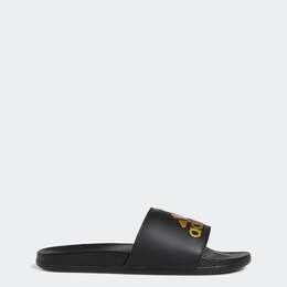 Adidas: Чёрные шлёпанцы  Adilette