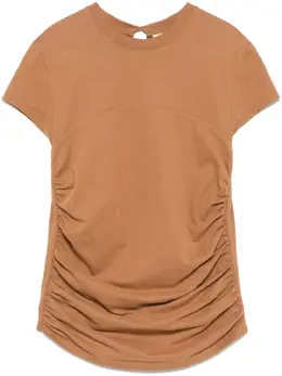 ISABEL MARANT: Коричневая футболка 