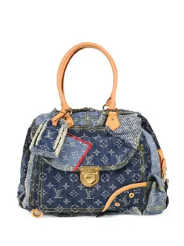 Louis Vuitton Pre-Owned: Голубая сумка-шоппер 