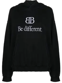 Balenciaga: Толстовка с принтом 