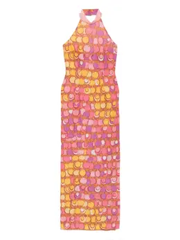 Moschino Pre-Owned: Платье с принтом 