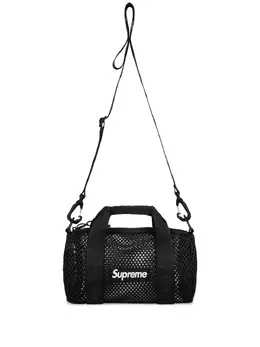 Supreme: Чёрная спортивная сумка 