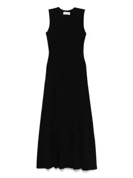 Sportmax: Чёрное платье 