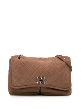 CHANEL Pre-Owned: Серебристая сумка 