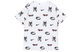 Nike: Белая футболка 