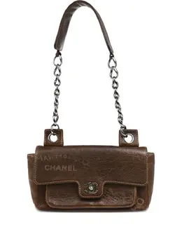 CHANEL Pre-Owned: Коричневая сумка 
