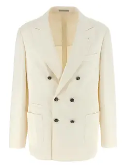 Brunello Cucinelli: Белые пиджаки 