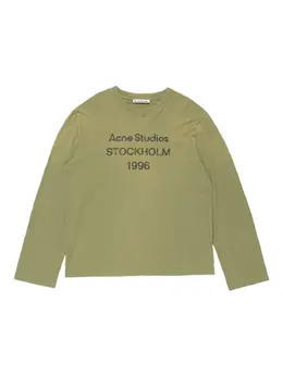 Acne Studios: Футболка с принтом 