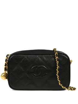 CHANEL Pre-Owned: Чёрная сумка 