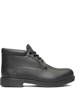 Timberland: Чёрные ботинки 