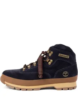 Timberland: Голубые ботинки 