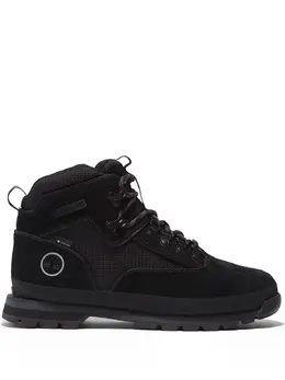 Timberland: Чёрные ботинки 