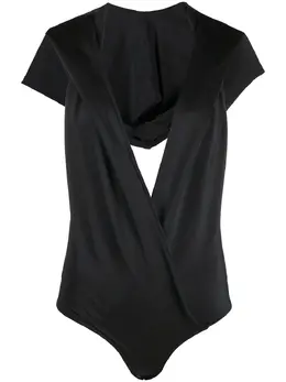 Balmain: Чёрный боди 
