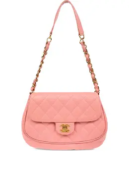 CHANEL Pre-Owned: Розовая сумка 