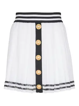 Balmain: Плиссированная юбка 