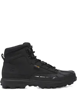 Timberland: Чёрные ботинки 