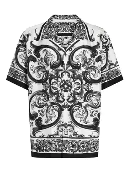 Dolce & Gabbana: Рубашка  Majolica с принтом