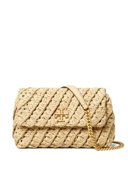 Tory Burch: Бежевая сумка  Kira