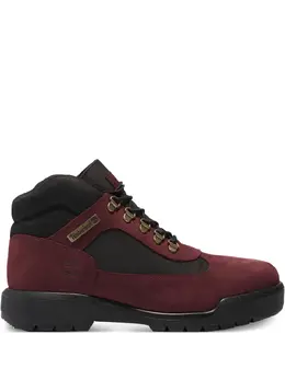 Timberland: Красные ботинки 