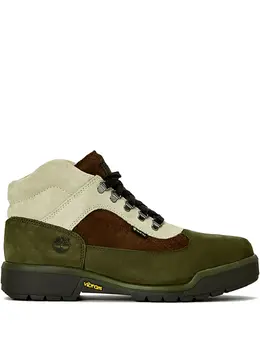 Timberland: Зелёные ботинки 