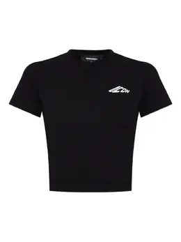 DSQUARED2: Чёрная футболка  Icon