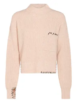 Marni: Бежевый свитер 