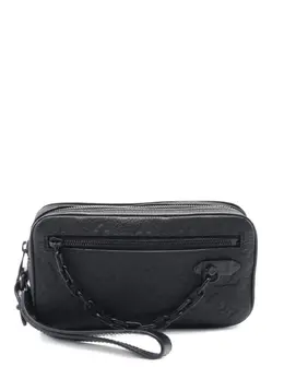Louis Vuitton Pre-Owned: Чёрный клатч 