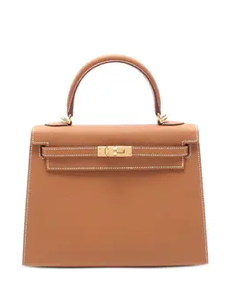 Hermès Pre-Owned: Коричневая сумка-шоппер 