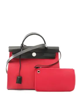 Hermès Pre-Owned: Красная сумка-шоппер 